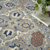 Nourison Allur ALR03 Grey Area Rug Corner Image