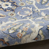 Nourison Allur ALR03 Light Blue Area Rug Corner Image