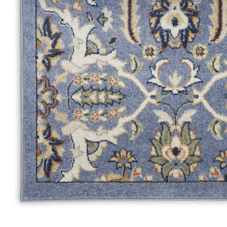Nourison Allur ALR03 Light Blue Area Rug T' R