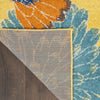 Nourison Allur ALR06 Yellow Multicolor Area Rug Corner Image