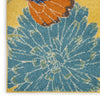 Nourison Allur ALR06 Yellow Multicolor Area Rug Texture Image