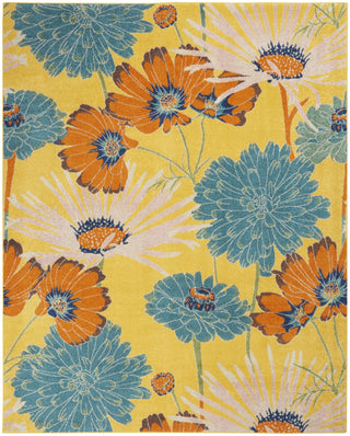 Nourison Allur ALR06 Yellow Multicolor Area Rug Main Image