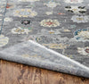 Ancient Boundaries Augustine AUG-1003 Grey Area Rug Detail Image