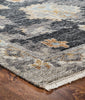 Ancient Boundaries Augustine AUG-1007 Black Area Rug Corner Image