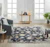 Ancient Boundaries Augustine AUG-1007 Black Area Rug Lifestyle Image Feature