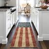 Dalyn Americana AM1 Red Machine Washable Area Rug Runner Lifestyle Image Feature