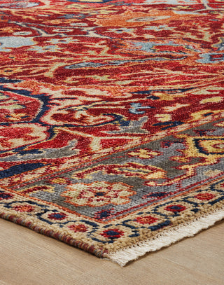 Ancient Boundaries Augustine AUG-1010 Dove Grey Area Rug Corner Image