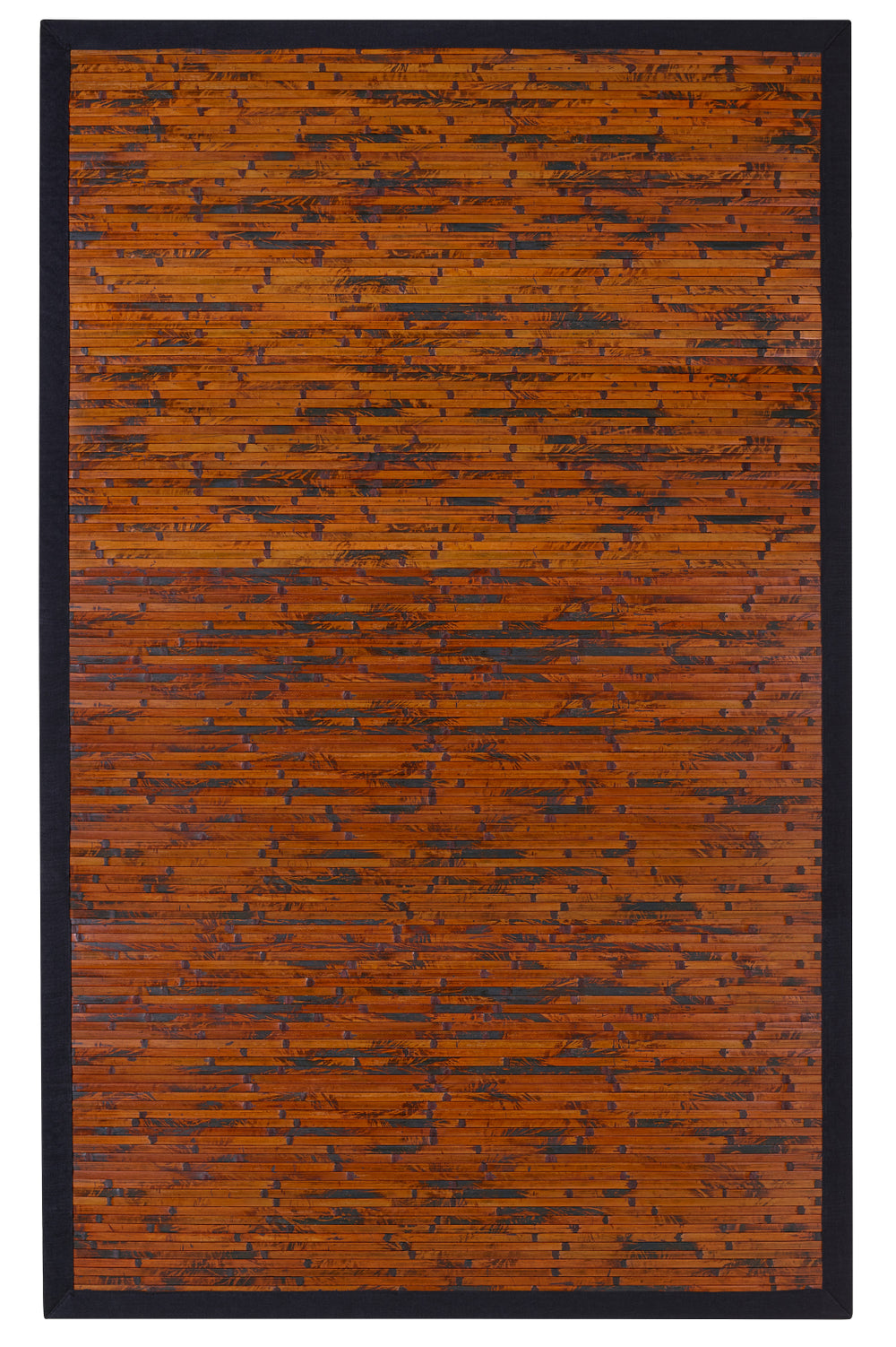 JazzyFloors Bamboo 0085 Cobblestone Mahogany Area Rug