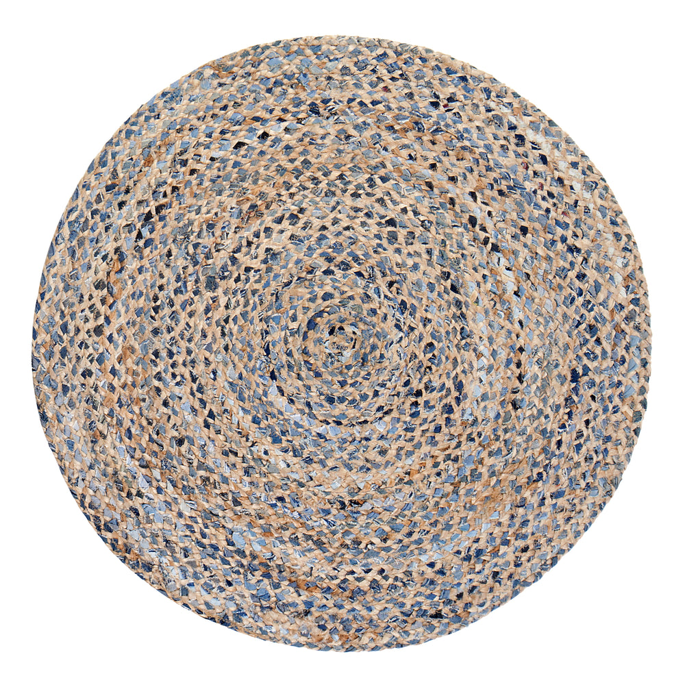JazzyFloors Jute 0350 Kerala in Denim Area Rug