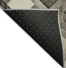 Piper Looms Mayfield Herringbone AMF100 Gray Machine Washable Area Rug Backing Image