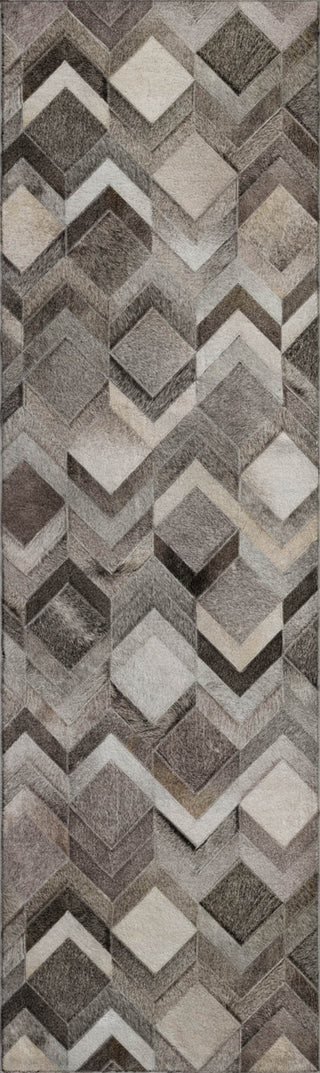 Piper Looms Mayfield Herringbone AMF100 Gray Machine Washable Area Rug Runner Main Image