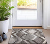 Piper Looms Mayfield Herringbone AMF100 Gray Machine Washable Area Rug Scatter Lifestyle Image Feature