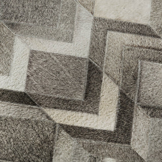 Piper Looms Mayfield Herringbone AMF100 Gray Machine Washable Area Rug Swatch Image