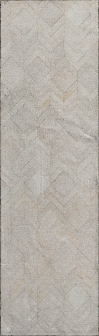Piper Looms Mayfield Herringbone AMF100 Ivory Machine Washable Area Rug Runner Main Image