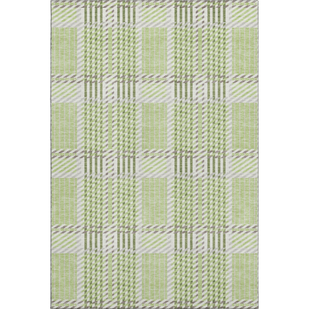 Piper Looms Mayfield Plaid AMF1000 Aloe Machine Washable Area Rug main image