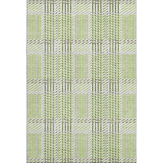 Piper Looms Mayfield Plaid AMF1000 Aloe Machine Washable Area Rug main image
