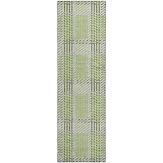 Piper Looms Mayfield Plaid AMF1000 Aloe Machine Washable Area Rug Runner Main Image