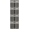 Piper Looms Mayfield Plaid AMF1000 Black Machine Washable Area Rug Runner Main Image