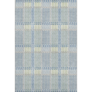 Piper Looms Mayfield Plaid AMF1000 Denim Machine Washable Area Rug main image