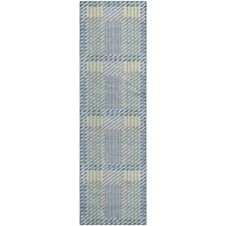 Piper Looms Mayfield Plaid AMF1000 Denim Machine Washable Area Rug Runner Main Image