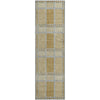 Piper Looms Mayfield Plaid AMF1000 Gold Machine Washable Area Rug Runner Main Image
