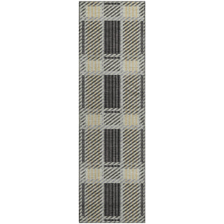 Piper Looms Mayfield Plaid AMF1000 Gray Machine Washable Area Rug Runner Main Image