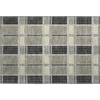 Piper Looms Mayfield Plaid AMF1000 Gray Machine Washable Area Rug Scatter Main Image