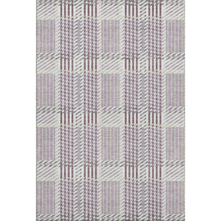 Piper Looms Mayfield Plaid AMF1000 Lavender Machine Washable Area Rug main image