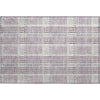 Piper Looms Mayfield Plaid AMF1000 Lavender Machine Washable Area Rug Scatter Main Image