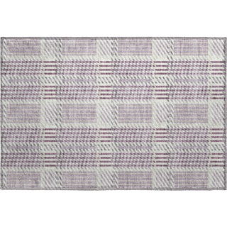 Piper Looms Mayfield Plaid AMF1000 Lavender Machine Washable Area Rug Scatter Main Image