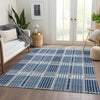 Piper Looms Mayfield Plaid AMF1000 Navy Machine Washable Area Rug Lifestyle Image Feature