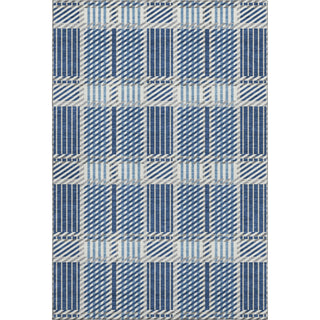 Piper Looms Mayfield Plaid AMF1000 Navy Machine Washable Area Rug main image