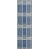 Piper Looms Mayfield Plaid AMF1000 Navy Machine Washable Area Rug Runner Main Image