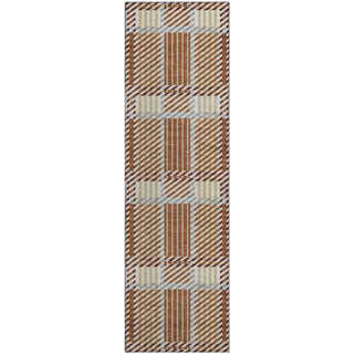 Piper Looms Mayfield Plaid AMF1000 Paprika Machine Washable Area Rug Runner Main Image