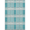 Piper Looms Mayfield Plaid AMF1000 Teal Machine Washable Area Rug main image