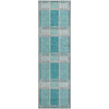 Piper Looms Mayfield Plaid AMF1000 Teal Machine Washable Area Rug Runner Main Image