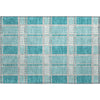 Piper Looms Mayfield Plaid AMF1000 Teal Machine Washable Area Rug Scatter Main Image