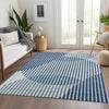 Piper Looms Mayfield Circles AMF1001 Blue Machine Washable Area Rug Lifestyle Image Feature