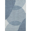 Piper Looms Mayfield Circles AMF1001 Blue Machine Washable Area Rug main image