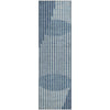 Piper Looms Mayfield Circles AMF1001 Blue Machine Washable Area Rug Runner Main Image