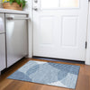 Piper Looms Mayfield Circles AMF1001 Blue Machine Washable Area Rug Scatter Lifestyle Image Feature