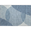 Piper Looms Mayfield Circles AMF1001 Blue Machine Washable Area Rug Scatter Main Image