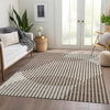 Piper Looms Mayfield Circles AMF1001 Brown Machine Washable Area Rug Lifestyle Image Feature