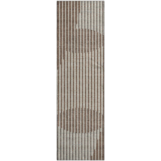 Piper Looms Mayfield Circles AMF1001 Brown Machine Washable Area Rug Runner Main Image