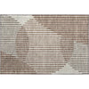 Piper Looms Mayfield Circles AMF1001 Brown Machine Washable Area Rug Scatter Main Image