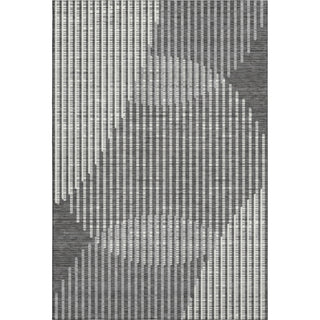 Piper Looms Mayfield Circles AMF1001 Charcoal Machine Washable Area Rug main image