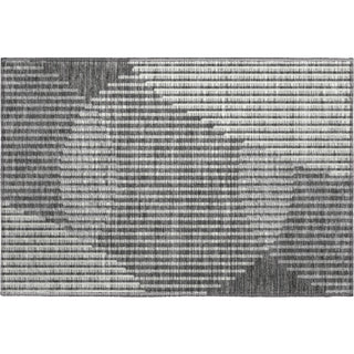 Piper Looms Mayfield Circles AMF1001 Charcoal Machine Washable Area Rug Scatter Main Image