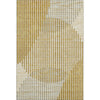 Piper Looms Mayfield Circles AMF1001 Gold Machine Washable Area Rug main image
