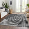 Piper Looms Mayfield Circles AMF1001 Gray Machine Washable Area Rug Lifestyle Image Feature