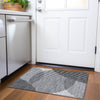 Piper Looms Mayfield Circles AMF1001 Gray Machine Washable Area Rug Scatter Lifestyle Image Feature